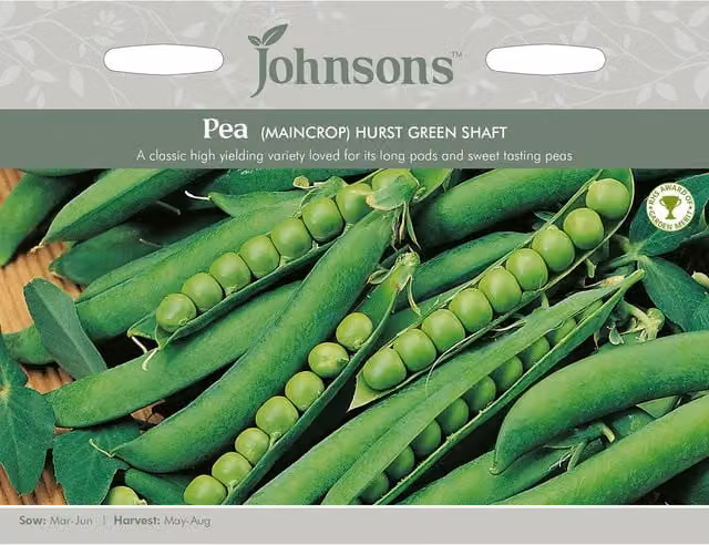 Johnsons Green Shaft Pea Vegetable Seeds