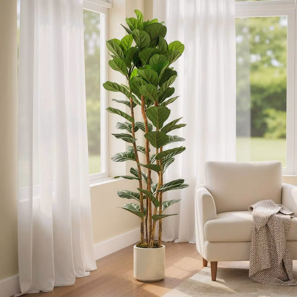 Wyld Haus Racori 180cm Artificial Fiddle Leaf Fig Tree, Green – 3