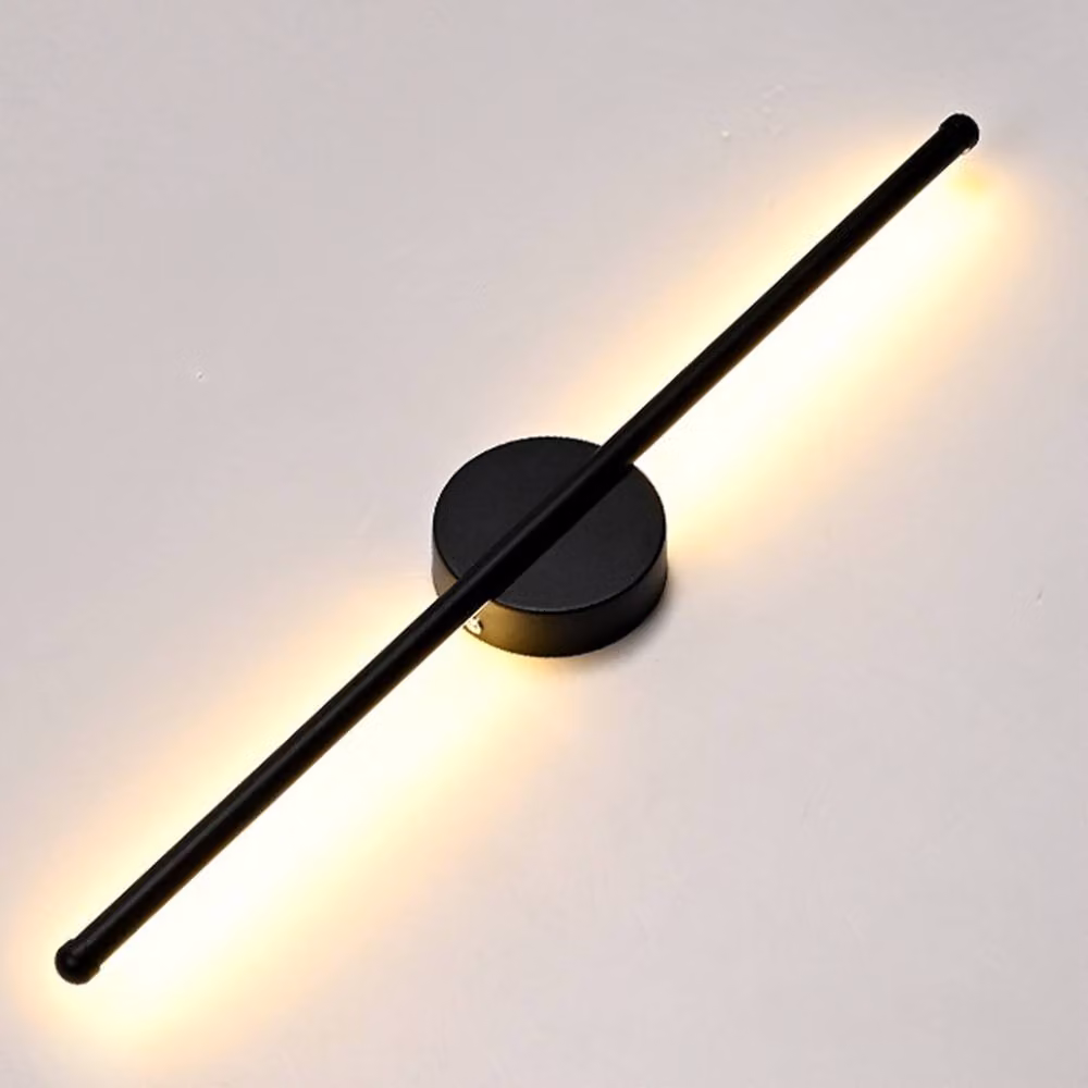 Hinsinc Modern Black LED Exterior Wall Light Sconce with Up and Down Lighting, IP65 Waterproof, 80 cm – 4