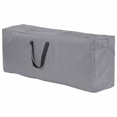 mysmartbuy Grey Garden Cushion Storage Bag with Carry Handles, H76 x W173 x D51 cm