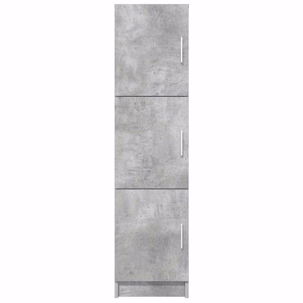 Berkfield Home Grey Concrete Effect Minimalist Sideboard – 3