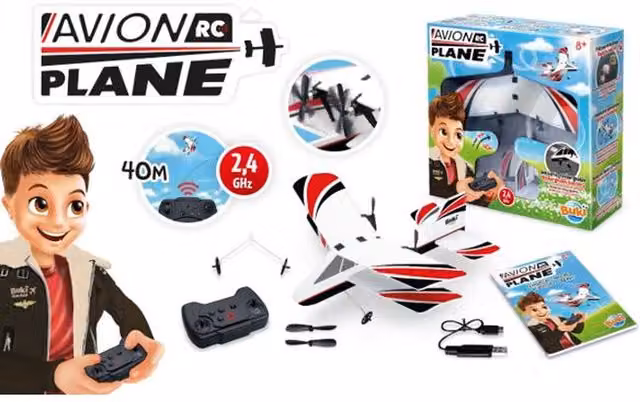 Buki RC Plane in White