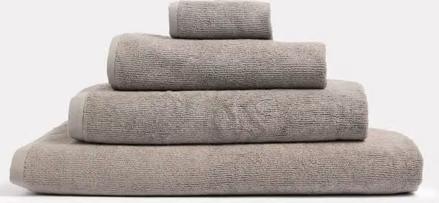 M&S Ultra Dry Fluffy Pure Cotton Towel in Silver Grey