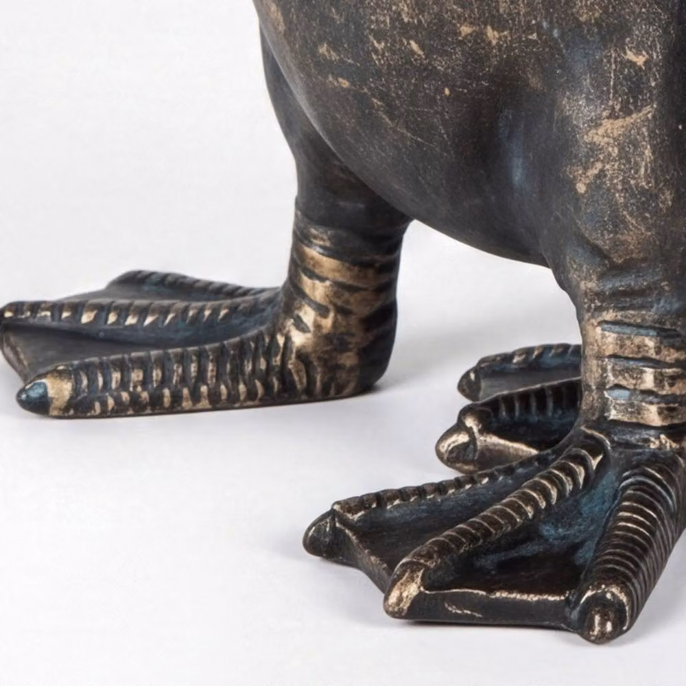 Levede Bronze Resin Duck Sculpture Outdoor Garden Ornament – 4