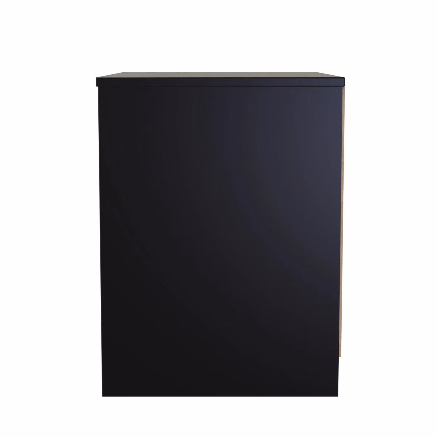 Ready Assembled 2 U Denver 2 Drawer Side Table in True Black – 2