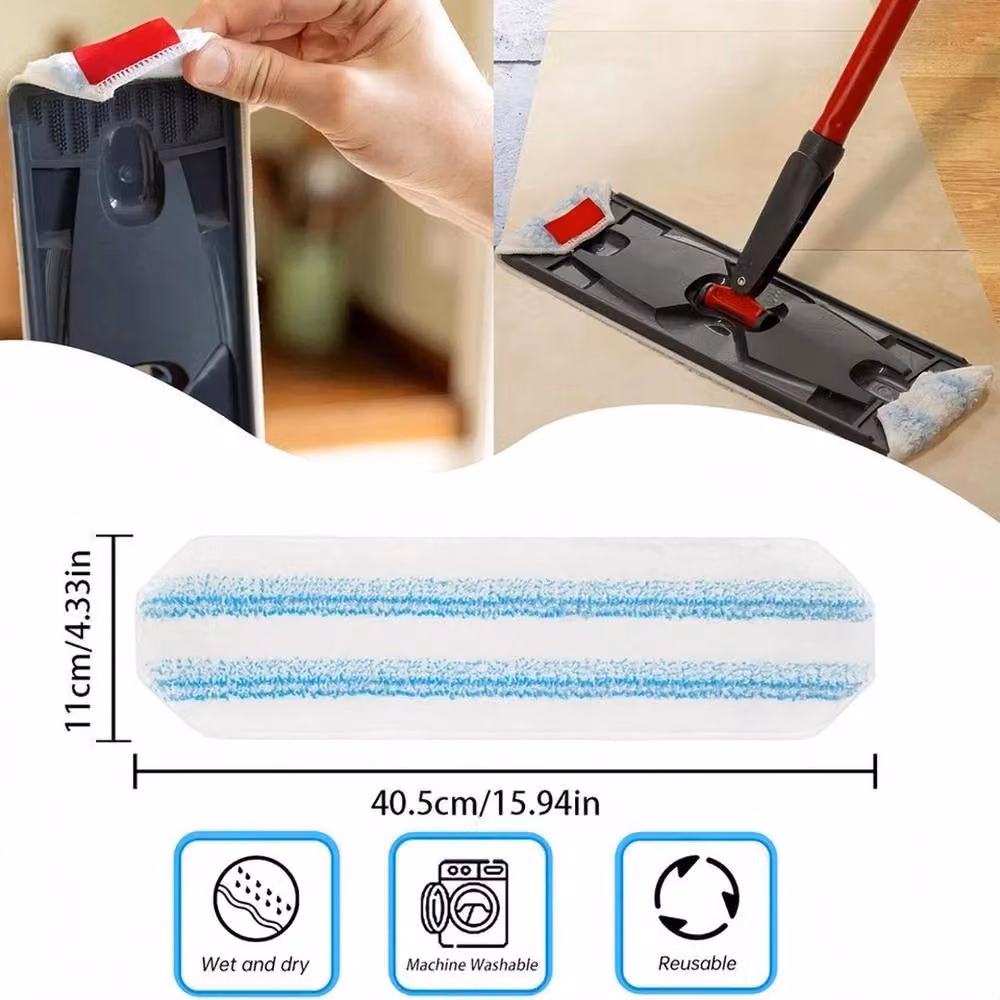 PAWNORA 4-Piece White Flat Mop Refill Pads – 2
