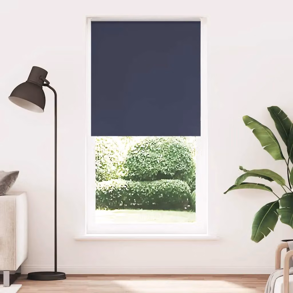 Berkfield Home Blue Polyester Blackout Roller Blind with Thermal Insulation, W: 100 cm, H: 230 cm – 2