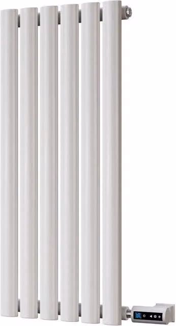 Omeara White Horizontal Single Panel Thermostatic WIFI Electric Radiator