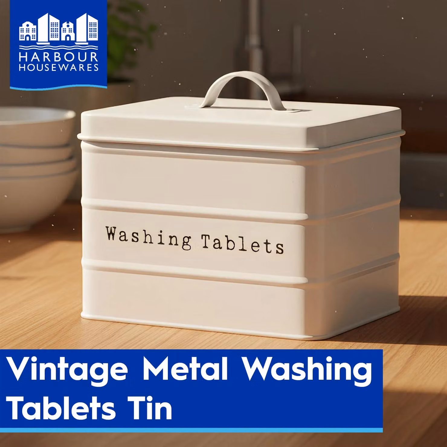 Harbour Housewares Washing Tablet Storage Container in Grey – 4