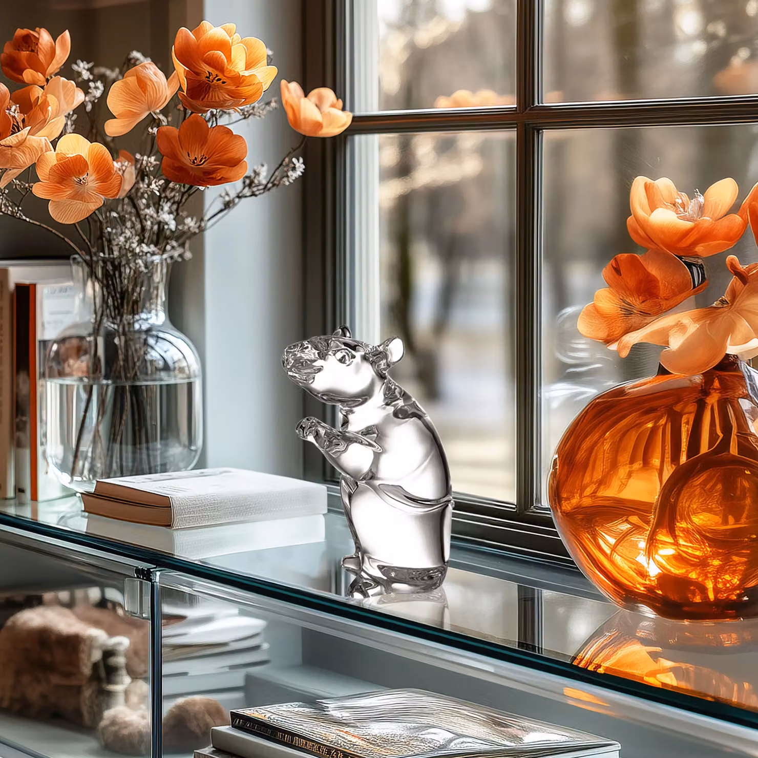 Baccarat Zodiac 2020 Year of the Rat Crystal Figurine in Clear – 2