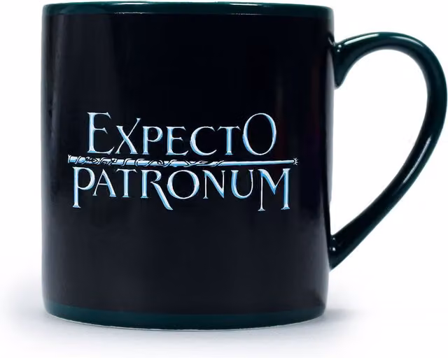 Half Moon Bay Harry Potter Expecto Patronum Heat Sensitive Colour Change Ceramic Mug, 310ml, Multicolour and Black – 1