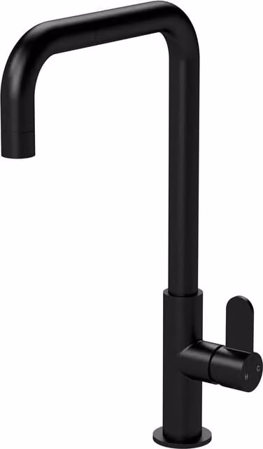 Balterley Kuma Single Lever Kitchen Mono Mixer Tap in Matt Black – 1