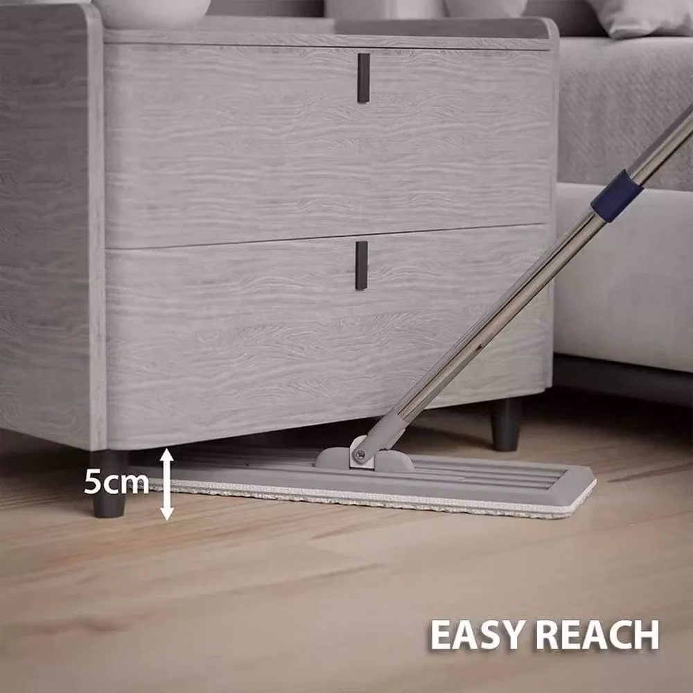 Kelvenix Multi-Function Mop and Bucket Set with Wringer and Microfibre Refillable Head in Grey – 2