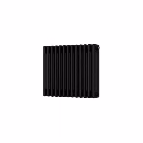 UK Radiators Alpha 4 Column Traditional Cast-Iron Style Radiator in Black, W: 59.2 cm, H: 50.0 cm – 2