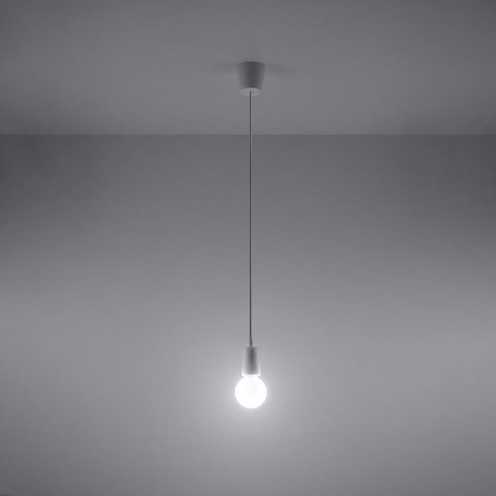 Sollux Lighting Modern White Pendant Bar Lamp W/D/H: 90 x 9 x 9 cm – 2