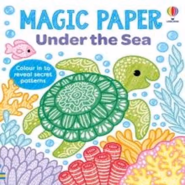 Usborne Publishing Ltd Magic Paper Under the Sea Multicolour Paperback Book by Kate Nolan