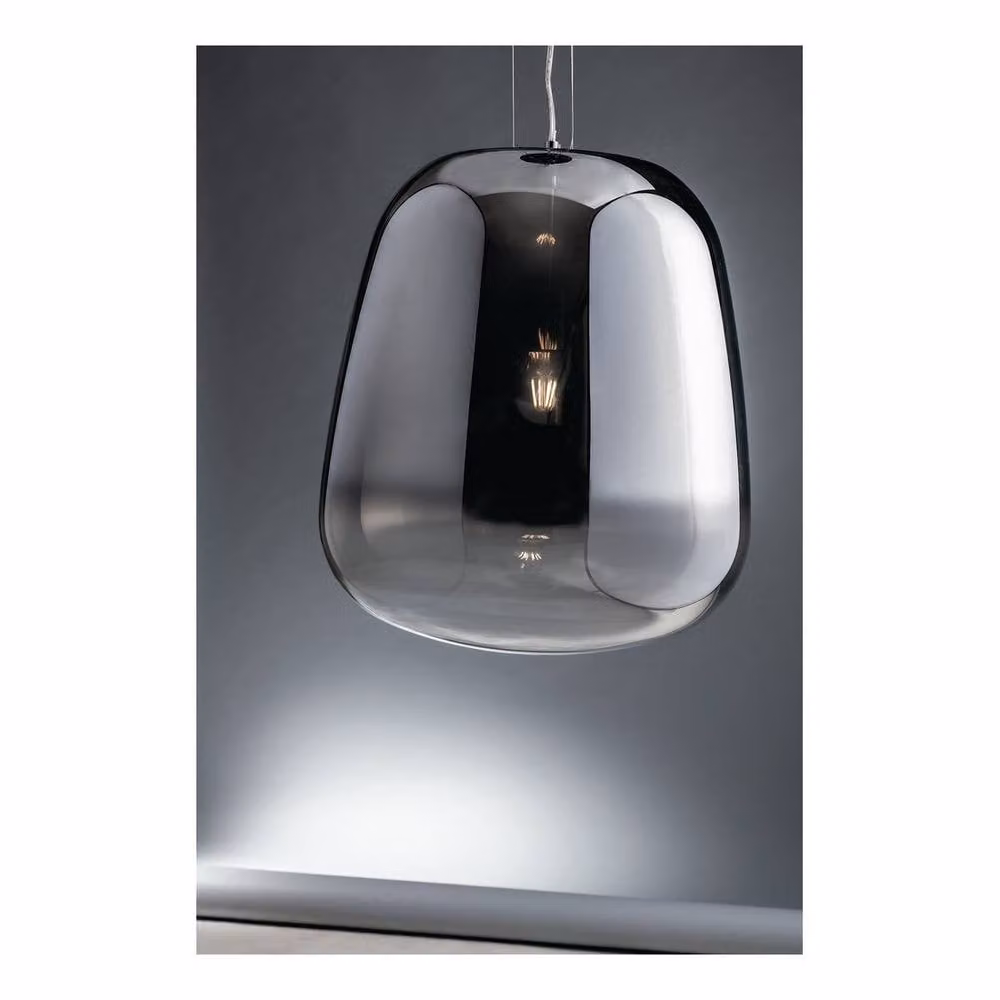 Netlighting SMOKE Dome Pendant Ceiling Light in Grey, W: 45 cm, H: 52.7 cm – 2