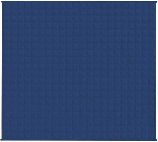 Berkfield Home Blue Weighted Blanket for Adults, W: 200 cm, D: 225 cm, 9 kg