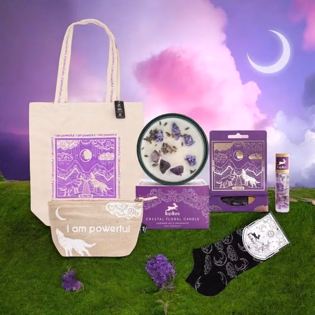 Hop Hare Mystic Essentials Bundle for Intuition and Inner Wisdom in Purple