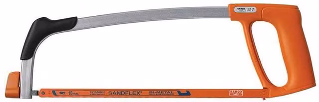 Bahco 317 Manual Hacksaw, Orange, 30 cm