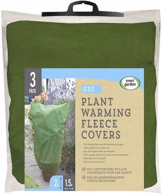 Smart Garden Plant Fleece Jackets, 3 Pack, Green, W: 120 cm, H: 90 cm
