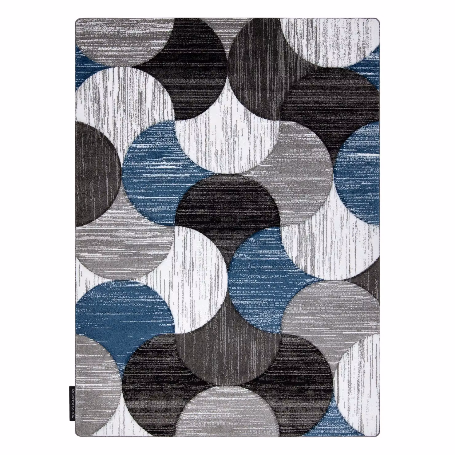 RugsX Alter Geometric Blue Rectangular Rug, W: 160 cm, L: 220 cm – 3
