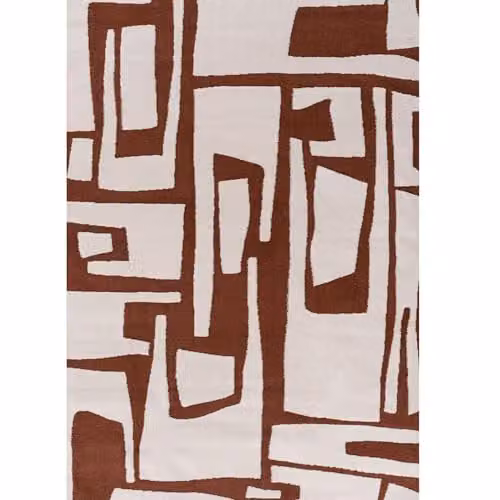 THE RUGS Loft Collection Modern Textured Soft Pile Living Room Rug in Abstract Terra, W: 120 cm, L: 170 cm – 3