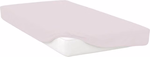 Belledorm Easycare Percale Cotton Blend Fitted Sheet in Powder Pink
