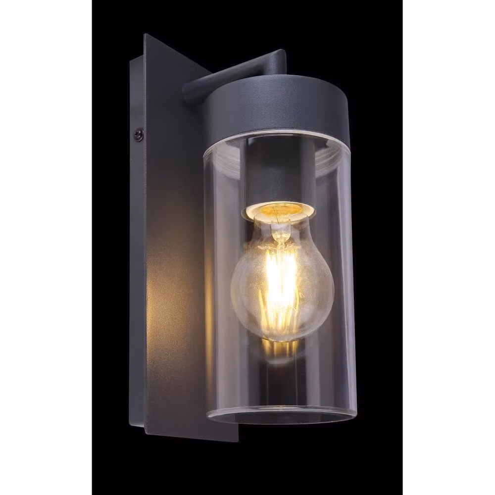 Netlighting Vessa Outdoor Wall Lantern in Anthracite Grey, IP44, E27 – 3
