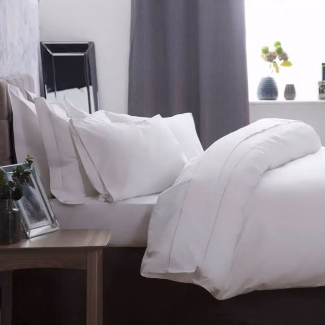 Belledorm 1000 Thread Count Egyptian Cotton Duvet Cover in White