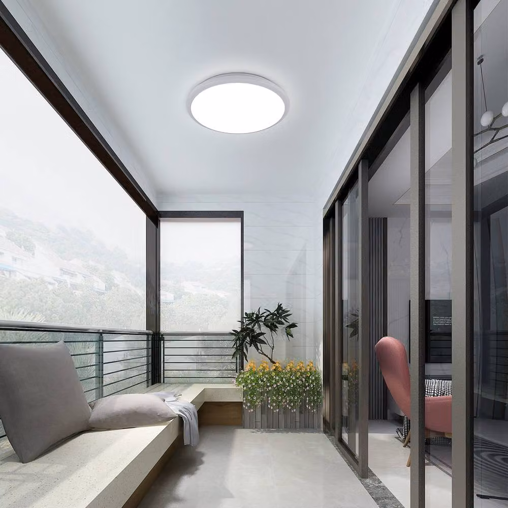 Goeco Round LED Ceiling Light, White, 36W, 6500K, IP54, Diameter: 30 cm – 4