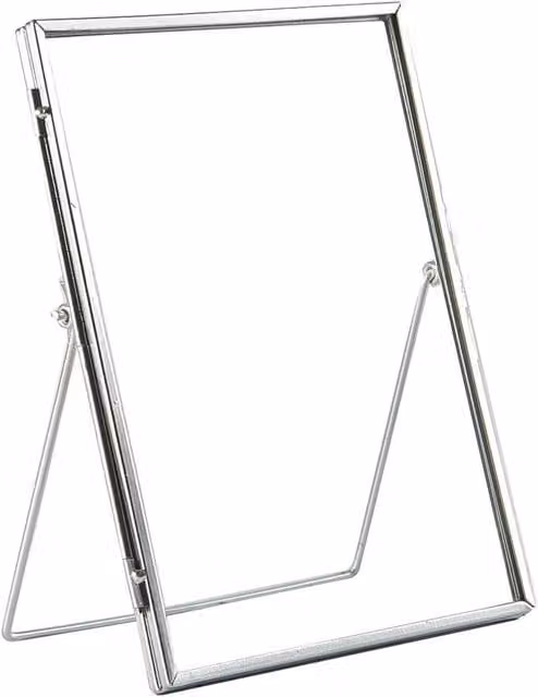 Nicola Spring Silver Rectangular Metal Tabletop Photo Frame