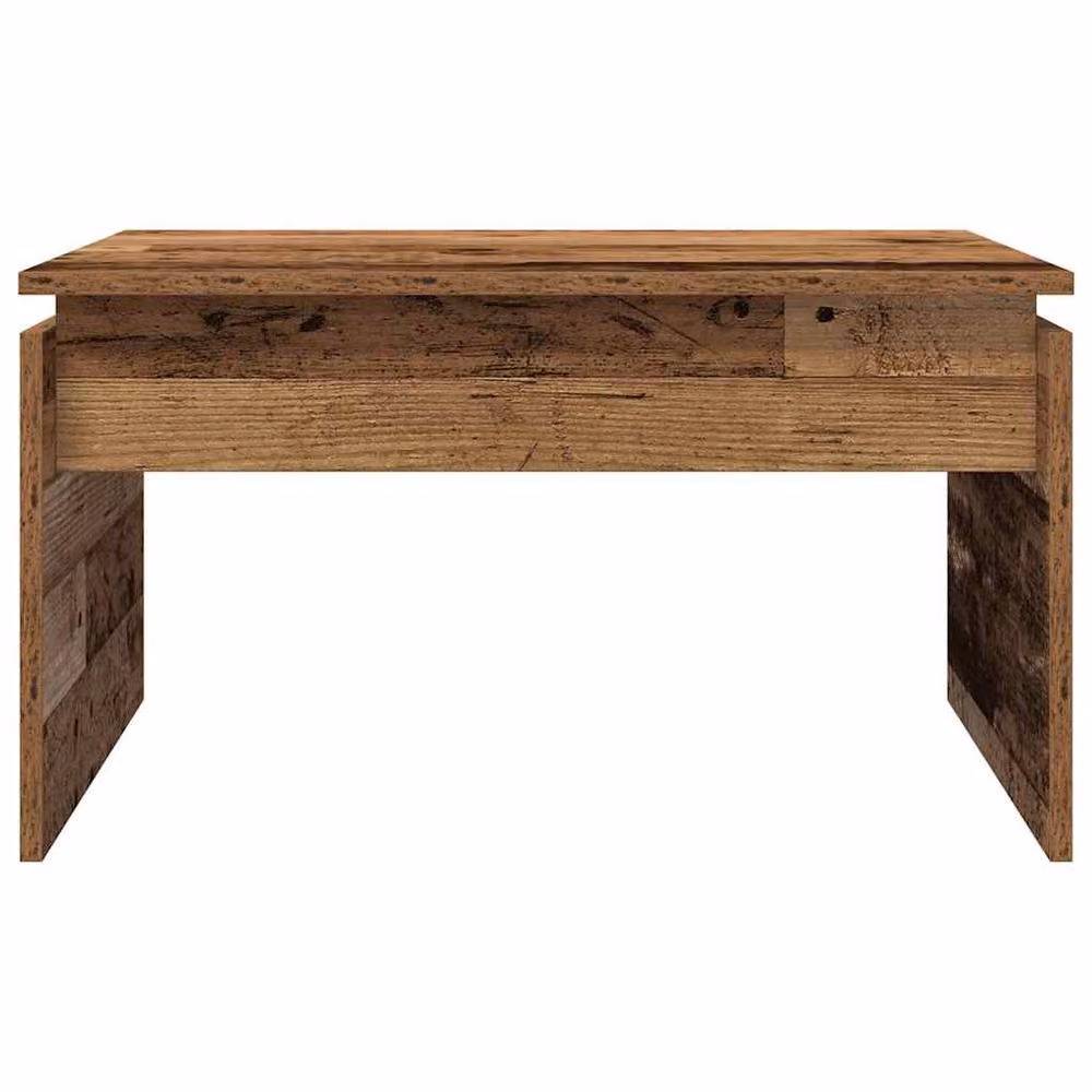 Berkfield Home Rustic Old Wood Coffee Table in Brown, W/D/H: 68 x 50 x 38 cm – 4
