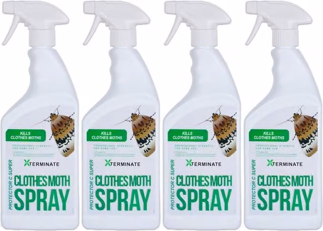 Xterminate Moth Killer Spray Treatment, White, 4kg
