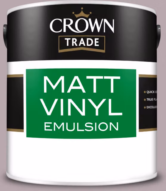 Crown Trade Sweet Dreams Matt Vinyl Dispersion Paint, Multicolour, 2.5l – 1