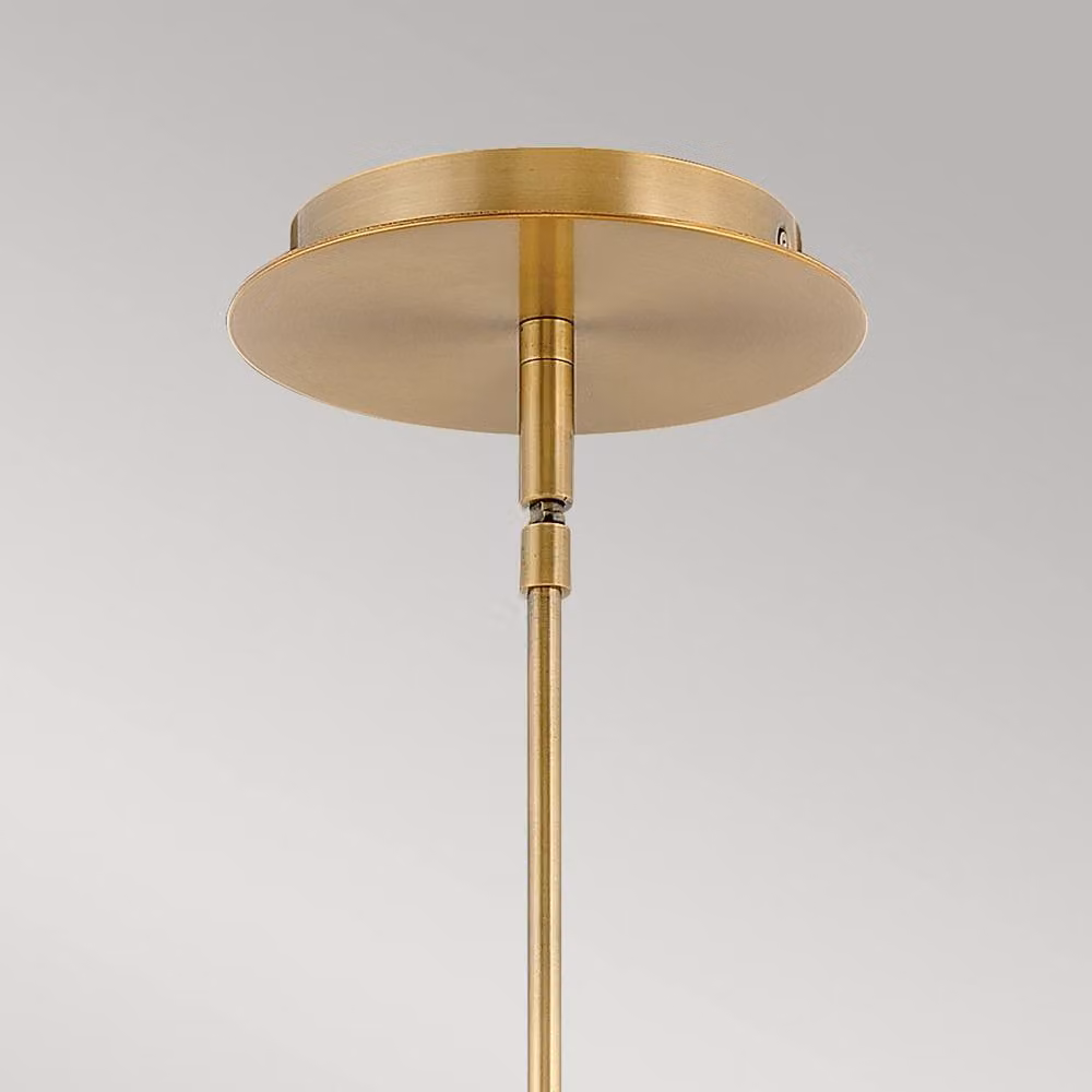 Netlighting Dax Integrated LED Pendant Ceiling Light in Gold/Brass – 2