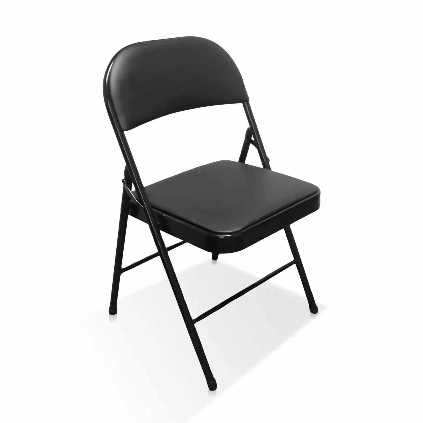 Royalford Set of 4 Black Foldable Metal Padded Ergonomic Dining and Garden Chairs – 2