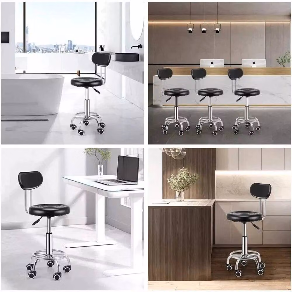 Kelvenix Adjustable Swivel Beauty Spa Salon Stool in Black – 3