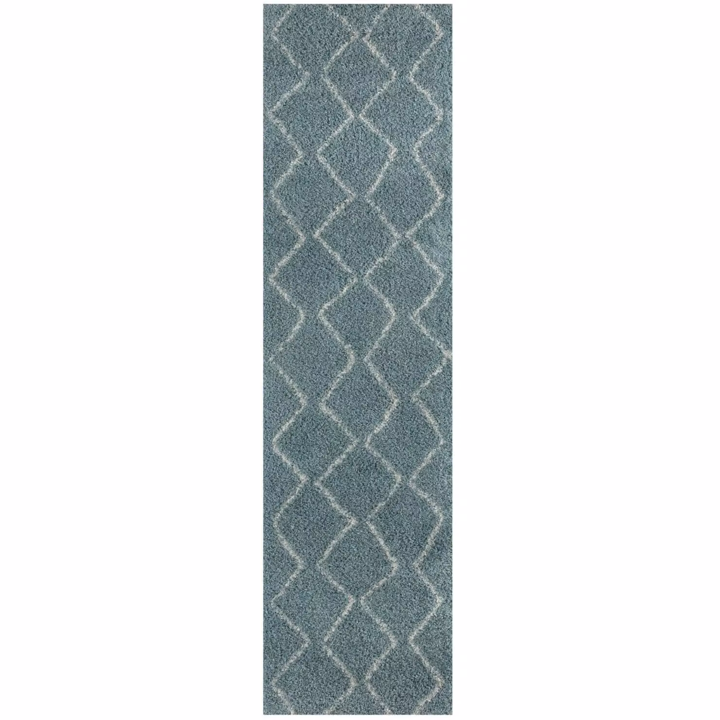 THE RUGS Soft Moroccan High Pile Shaggy Rug, Duck Egg Blue, W: 160 cm, L: 230 cm – 2