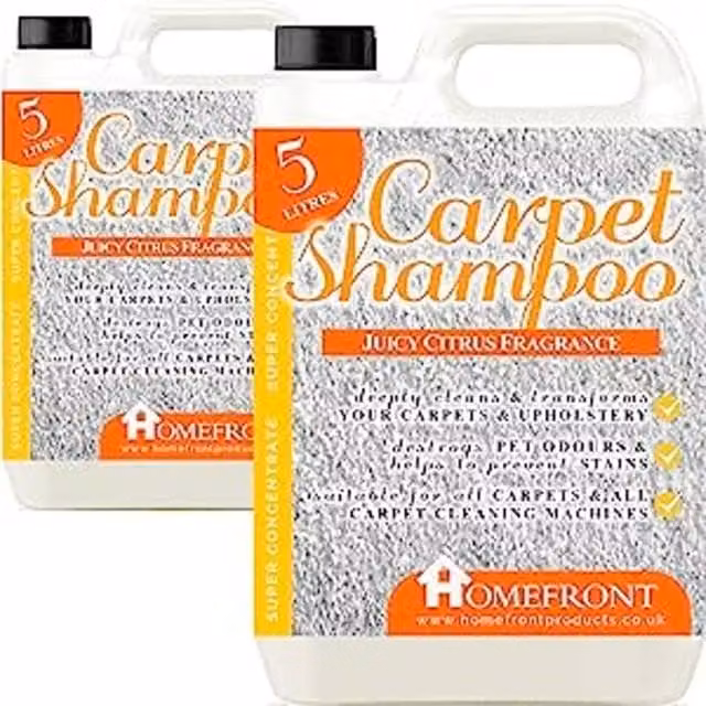 ProKleen Citrus Carpet Shampoo for Stain and Odour Removal, White, 2 Pack