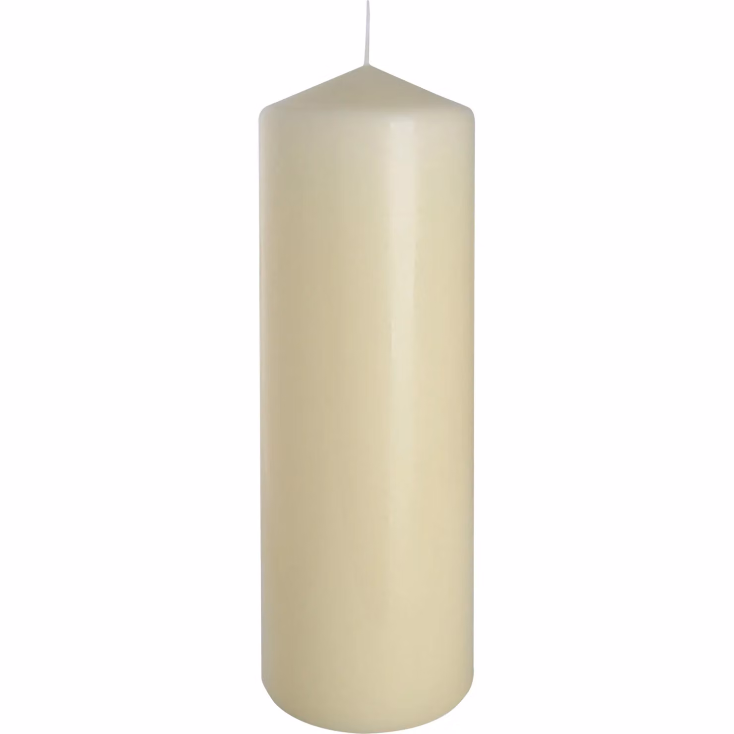 KDMD White Pillar Candle, Round Tabletop Design, Diameter: 8 cm, Height: 25 cm – 2