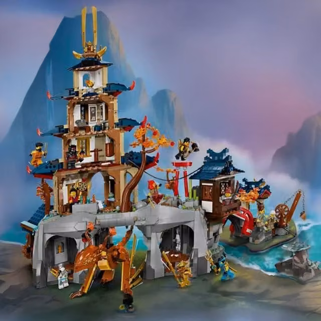 LEGO Ninjago 71814 Tournament Temple City Multicolour Building Set