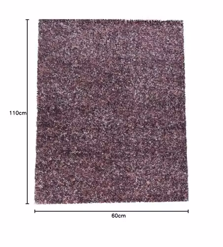 Bravich Pink Abstract Modern Shaggy Rug, W/D/H: 110 x 60 x 1 cm – 2