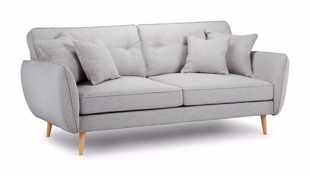 The Great Sofa Company Ailis Large Upholstered Sofa in Light Grey – 2