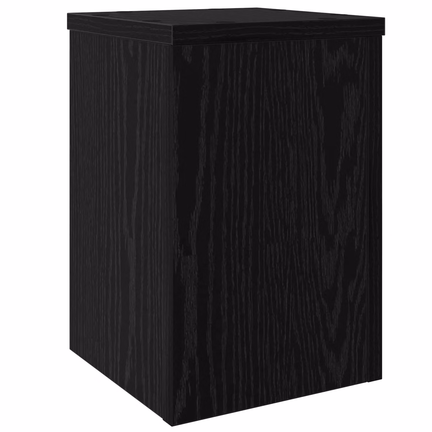 Berkfield Home Set of 2 Black Oak Plant Stands, W/D/H: 20 x 20 x 30 cm – 4