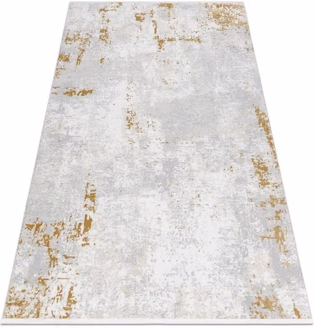 RugsX Duke Abstract Modern Rug in Yellow and Multicolour, W: 240 cm, D: 330 cm