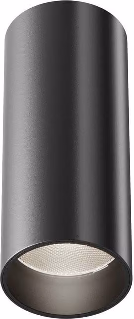 Netlighting Focus LED Surface Mounted Dimmable Downlight, Black, 4000K, 900lm