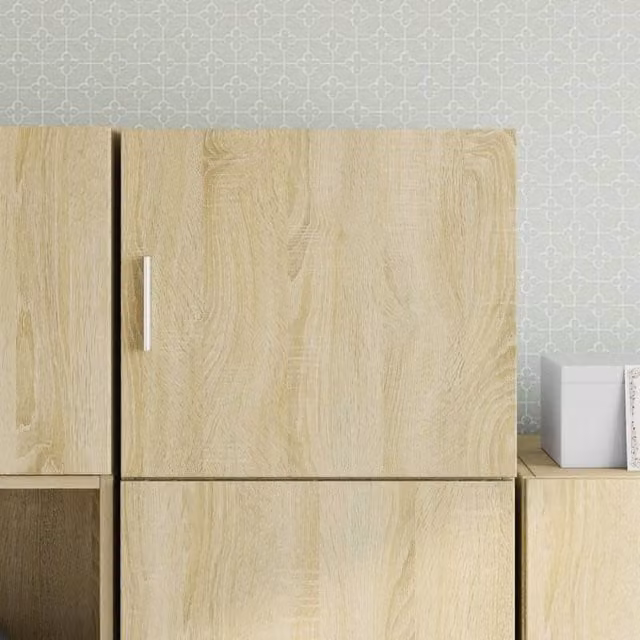 Berkfield Home Wall Cabinet in Sonoma Oak Brown, W/D/H: 45 x 42.5 x 40 cm – 1