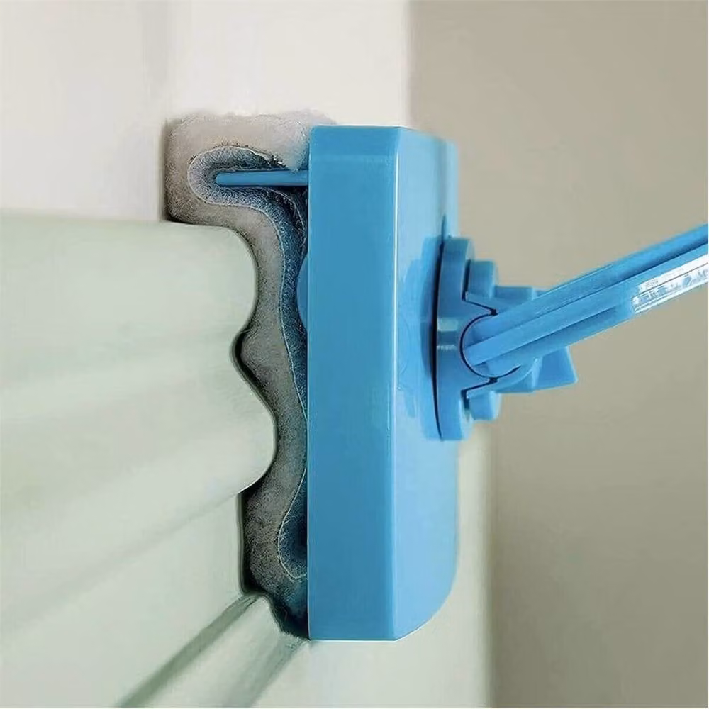 Nordara Blue Microfibre Skirting Mop with Telescopic Handle and Refillable Head – 2