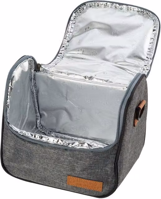 Living and Home Portable Insulated Lunch Tote Bag with Adjustable Shoulder Strap in Grey